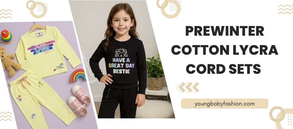 Prewinter cotton Lycra cord sets