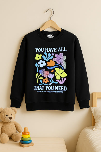 D503 - Multi Flower Black