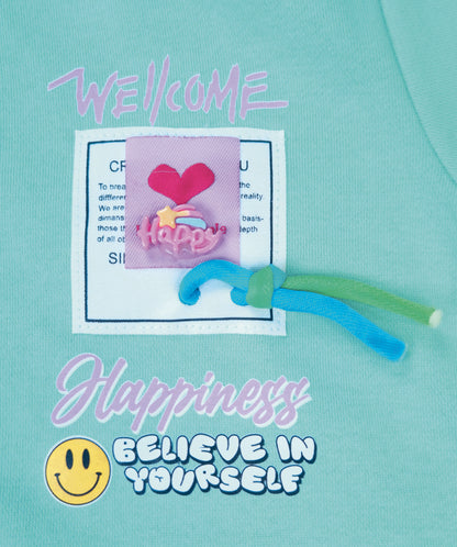 D505 - Applique Aqua Green